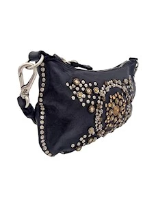 Borsa a spalla in pelle c/strass Teresa Campomaggi