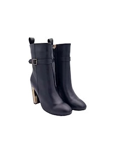 Stivaletto in pelle c/Tacco Alto Fracomina