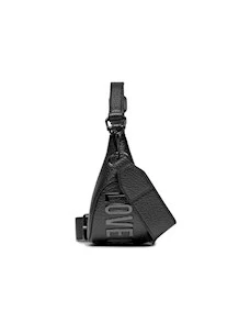 Borsa a Spalla Piccola Laminata c/Tracolla Love Moschino