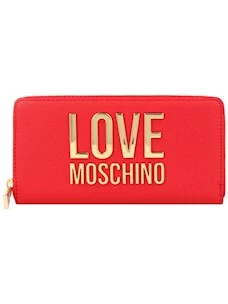PORTAFOGLIO ZIP AROUND MAXI LOGO LOVE MOSCHINO