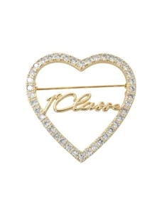 Spilla a cuore con logo Alviero Martini 1 Classe