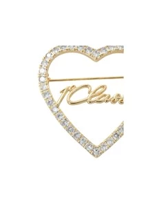 Spilla a cuore con logo Alviero Martini 1 Classe