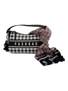 BORSA A SPALLA CON MAXI LOGO NATASHA TWEEDY PASH BAG