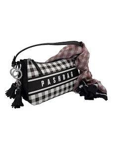 BORSA A SPALLA CON MAXI LOGO NATASHA TWEEDY PASH BAG