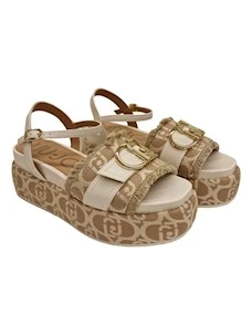 Sandali in Tessuto c/Frangette Sommar 04 Liu Jo