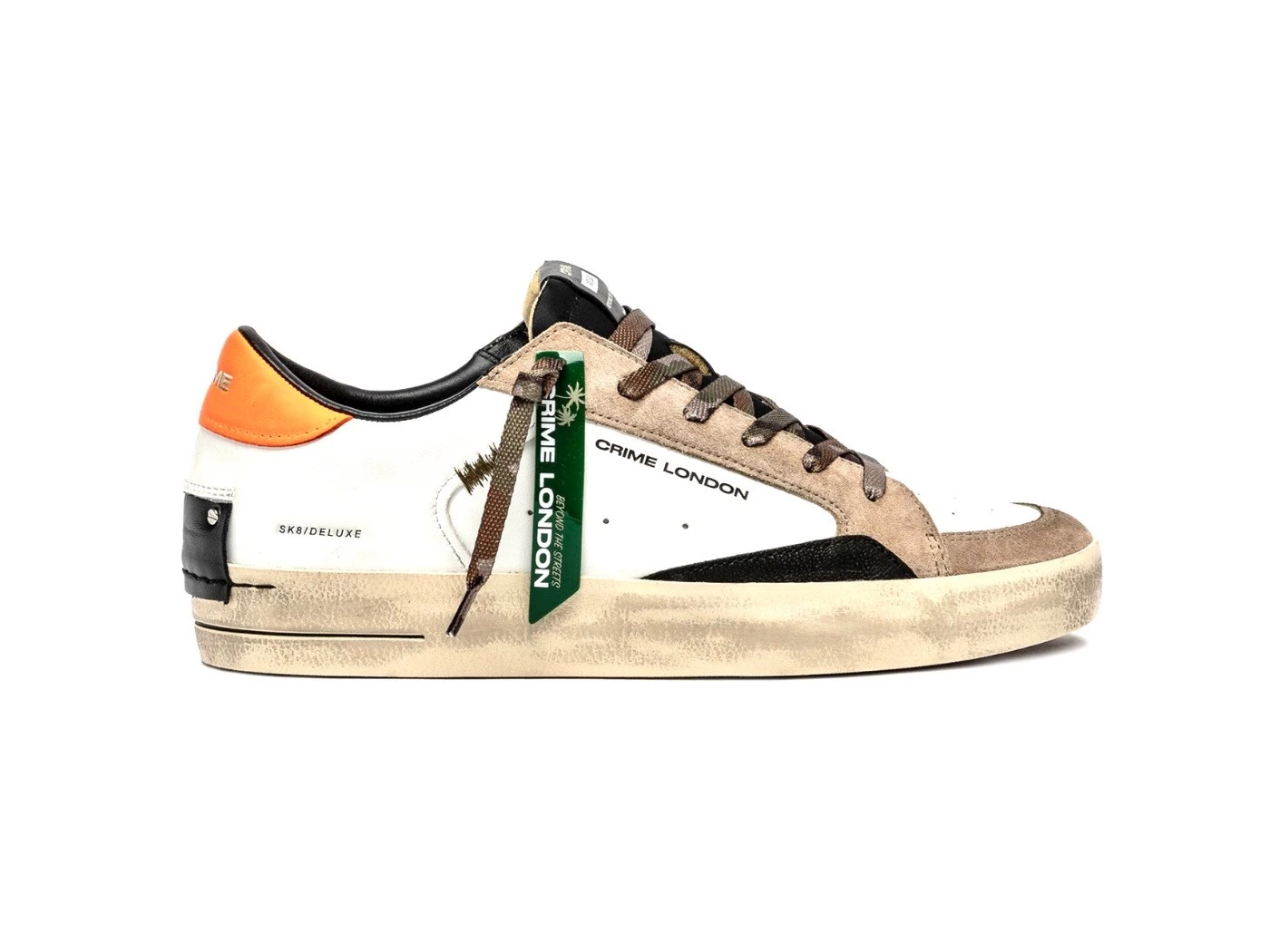 CRIME LONDON SK8 DELUXE white