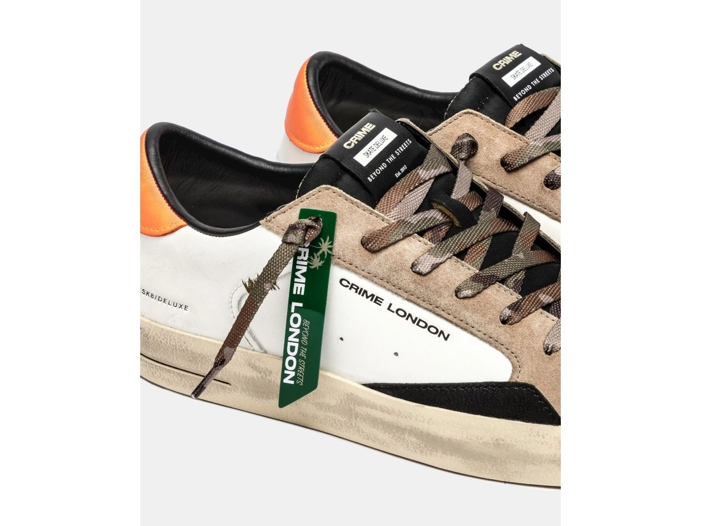 CRIME LONDON SK8 DELUXE white