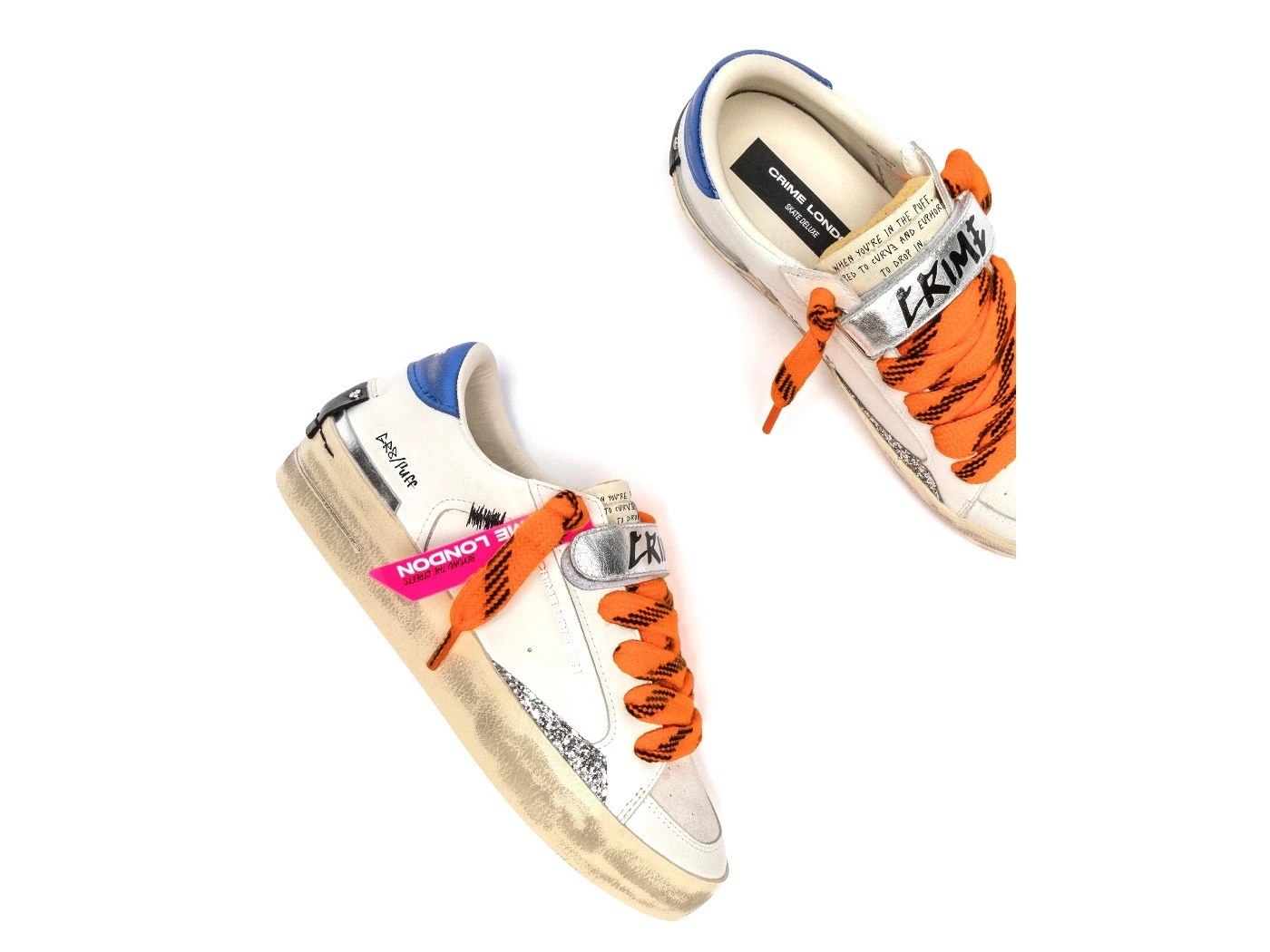 CRIME LONDON SK8 DELUXE white