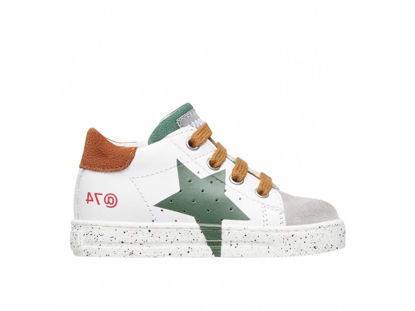 FALCOTTO SALAZAR 3 CALF\SUEDE WHITE-GREY-GREEN BOTTLE