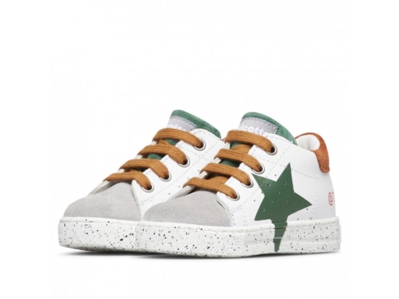 FALCOTTO SALAZAR 3 CALF\SUEDE WHITE-GREY-GREEN BOTTLE