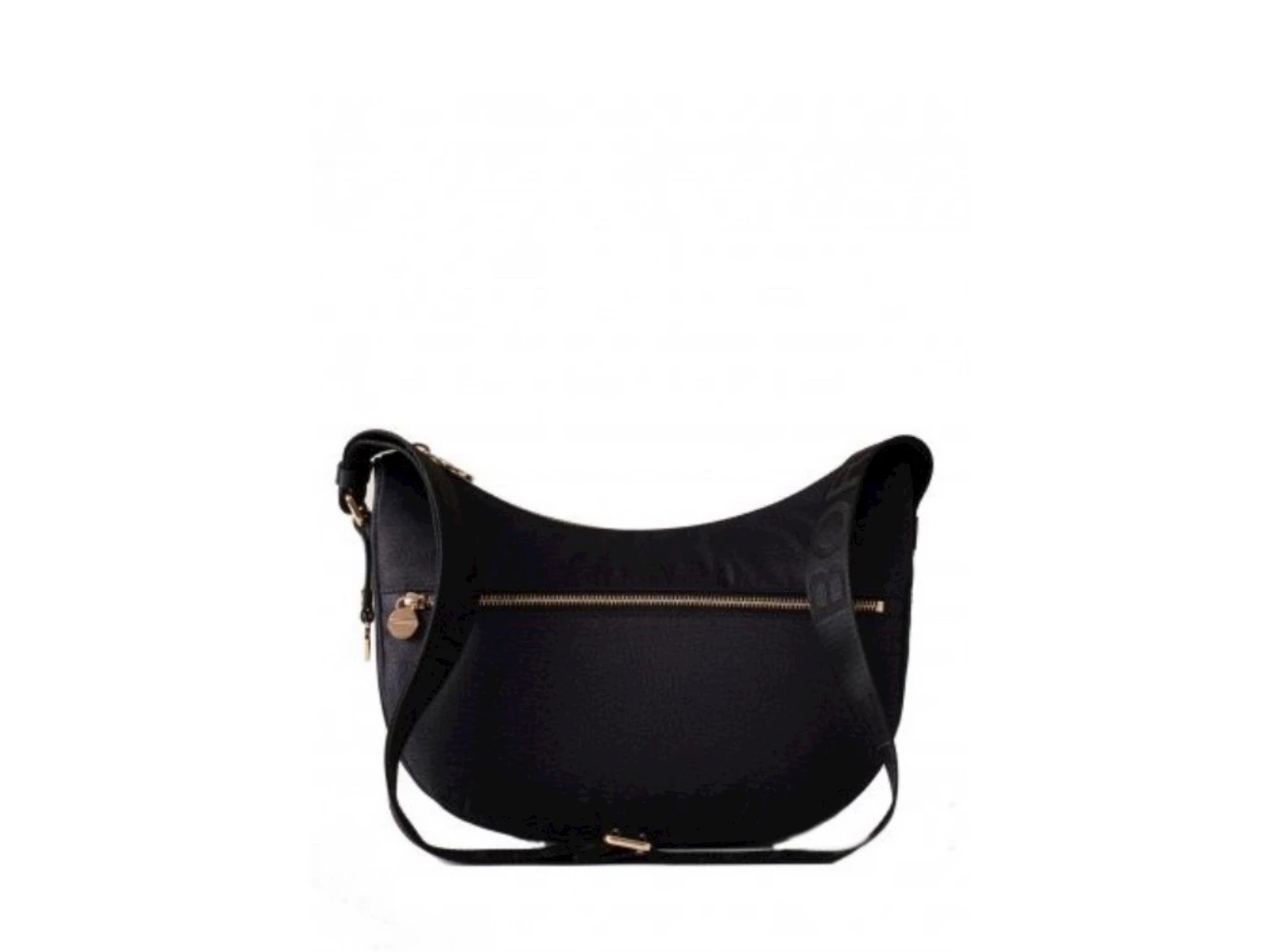 BORBONESE LUNA BAG MIDDLE black