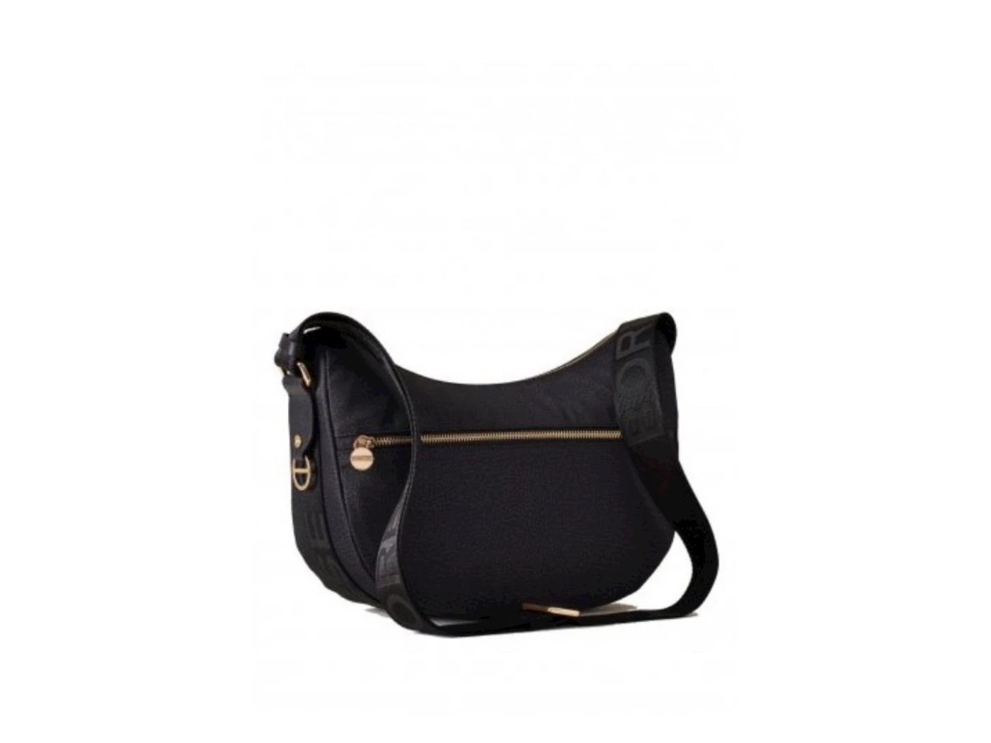 BORBONESE LUNA BAG MIDDLE black