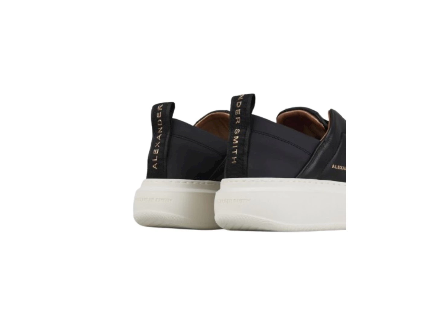 ALEXANDER SMITH WEMBLEY SPLIP-ON black