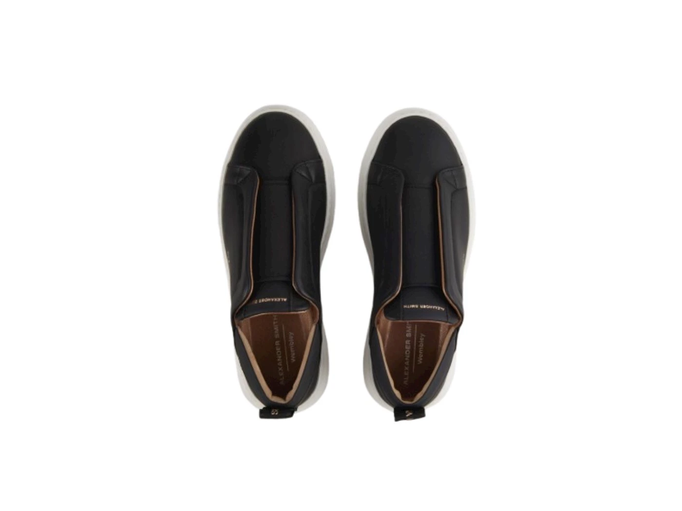 ALEXANDER SMITH WEMBLEY SPLIP-ON black