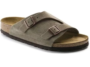BIRKENSTOCK ZURICH taupe,suede leather