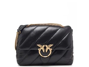 PINKO LOVE PUFF BIG CL SHEEP TASSEL ANTIQUE-GOLD