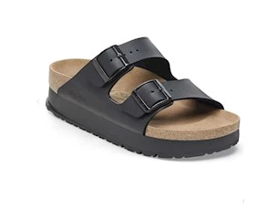 BIRKENSTOCK ARIZONA PLATFORM black veg,birko flor