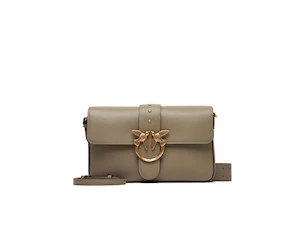 PINKO LOVE ONE CLASSIC SLOUCHY FL WALNUT ANTIQUE GOLD