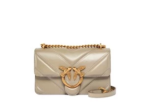 PINKO LOVE ONE MINI LIGHT DC SHEEP WALNUT ANTIQUE GOLD