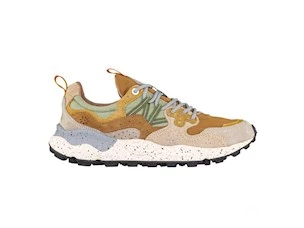FLOWER MOUNTAIN YAMANO 3 MAN SUEDE\NYLON GREY LIGHT\BROWN BEIGE
