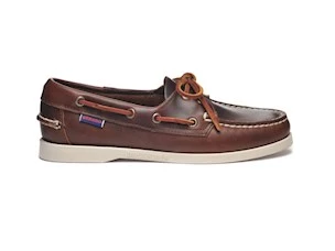 SEBAGO DOCKSIDES PORTLAND WAXED brown