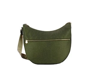 BORBONESE LUNA BAG MEDIUM LAUREL