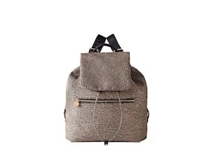 BORBONESE ECO LINE BACKPACK MEDIUMnatural\black
