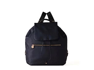 BORBONESE ECO LINE BACKPACK MEDIUM black