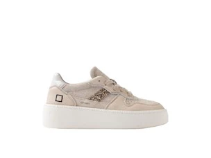 D.A.T.E COURT PLATFORM HAIRY BEIGE