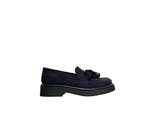 CROWN BLUE SUEDE LOAFER