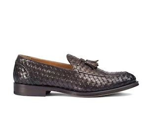 DOUCAL'S MOC. ADLER REAL DARK BROWN WEAVE
