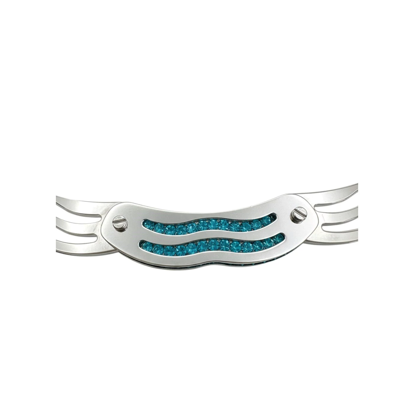 Collana uomo onde azzurro