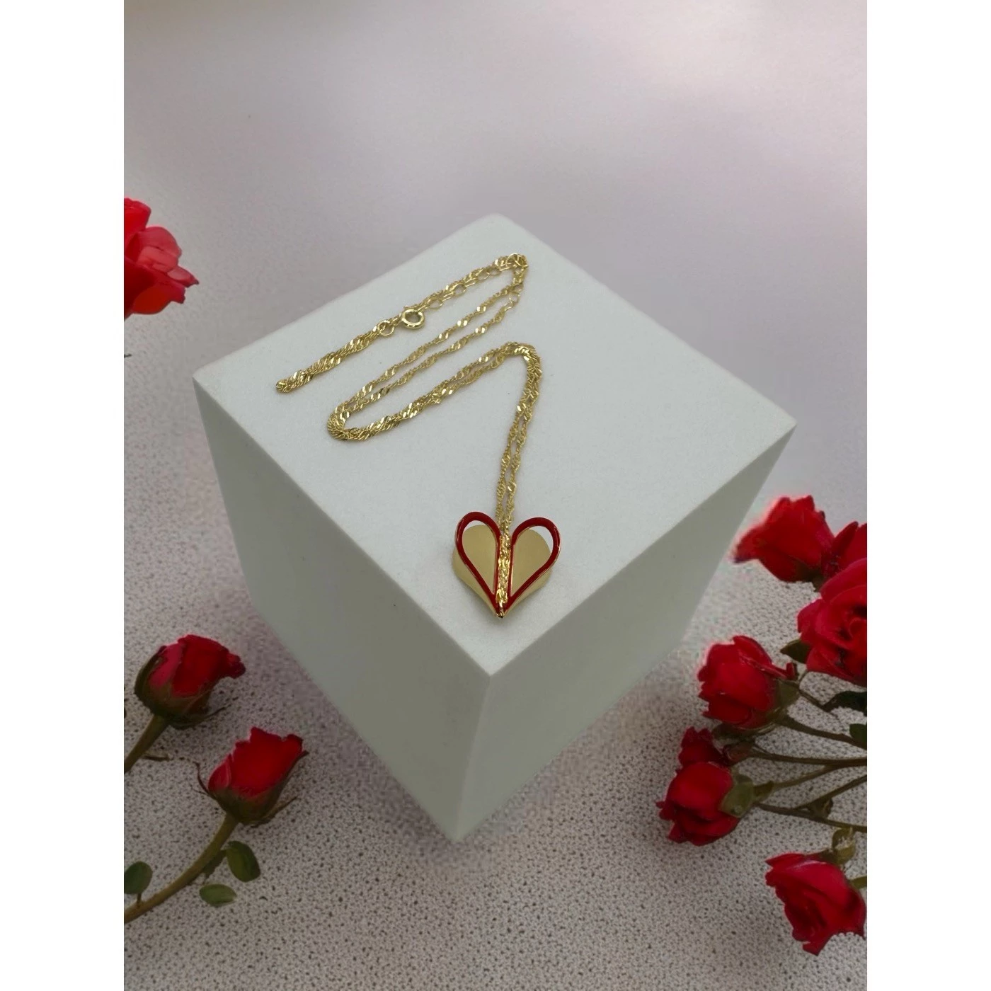 Collana Cuore placcata oro giallo