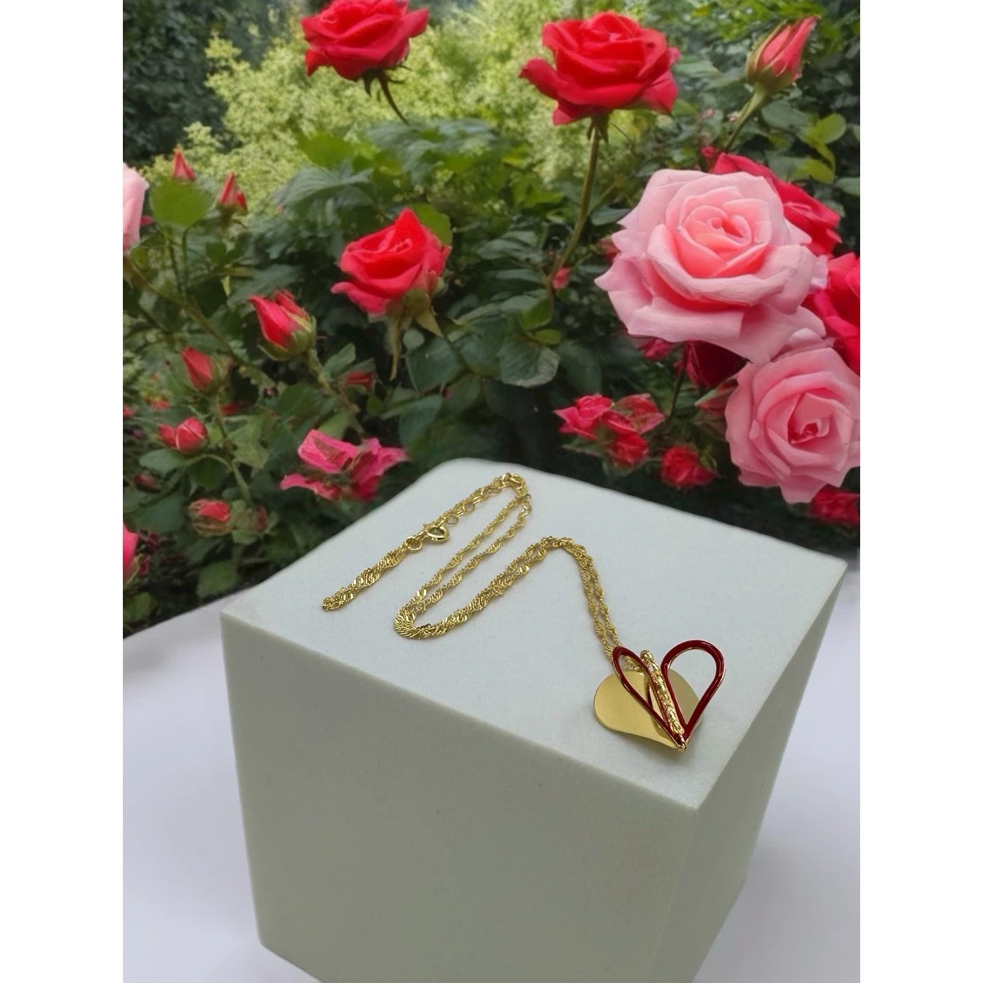 Collana Cuore placcata oro giallo