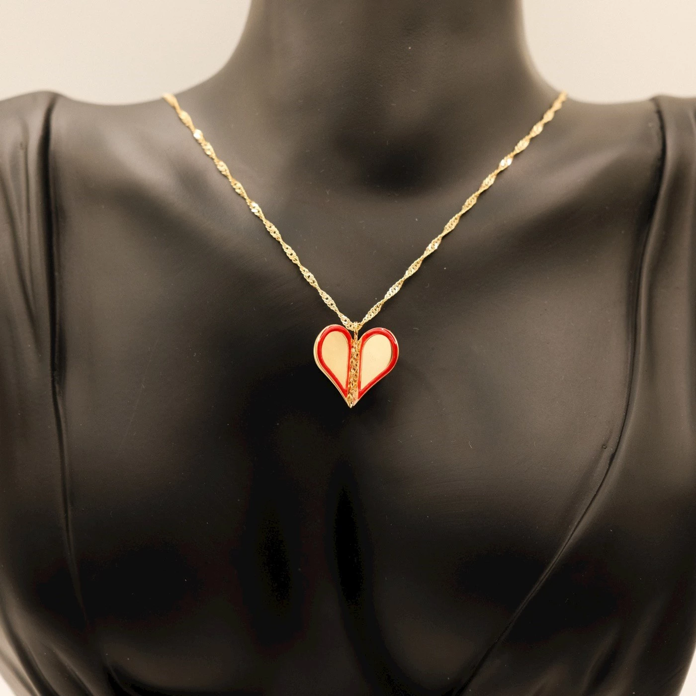 Collana Cuore placcata oro giallo