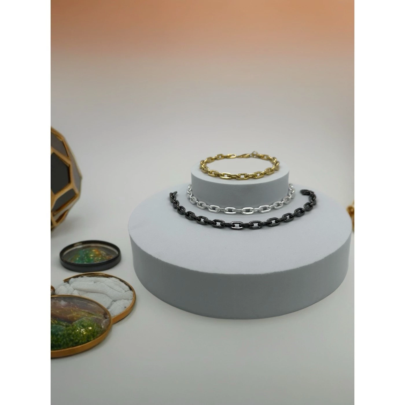 Bracciale Istambul Placcato oro nero