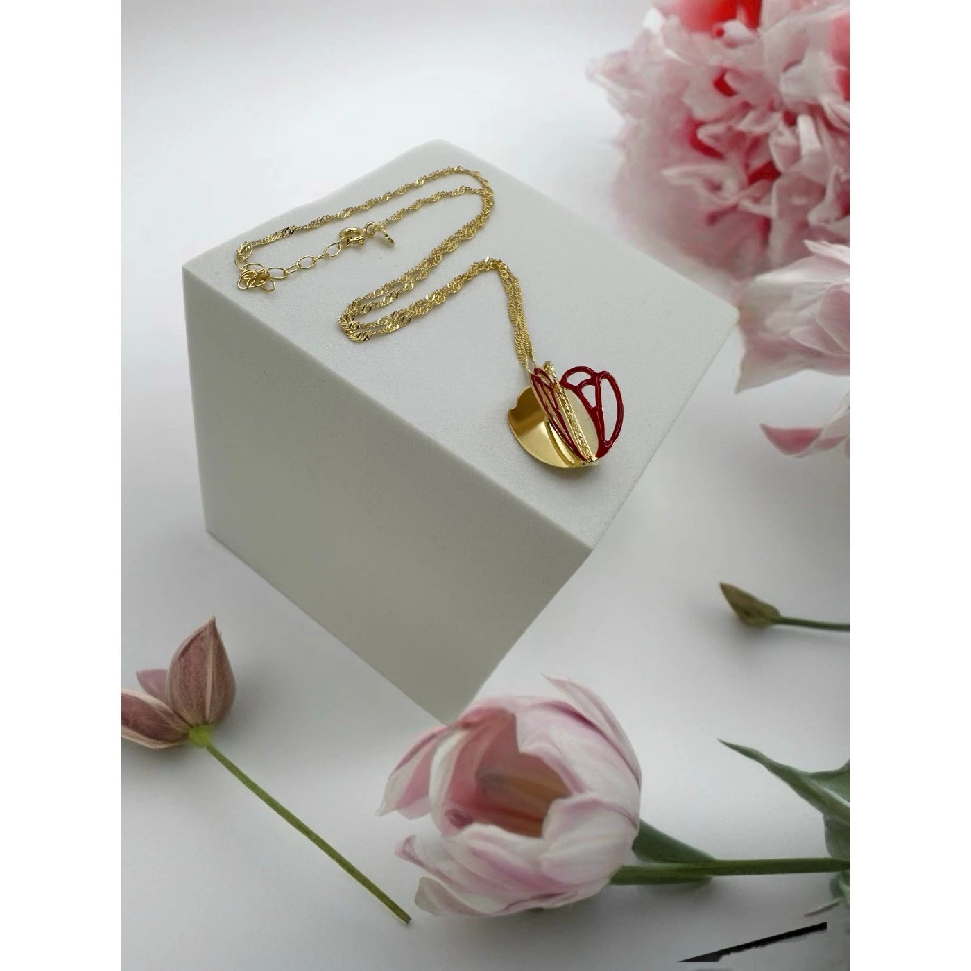 Collana Tulipano placcata oro giallo