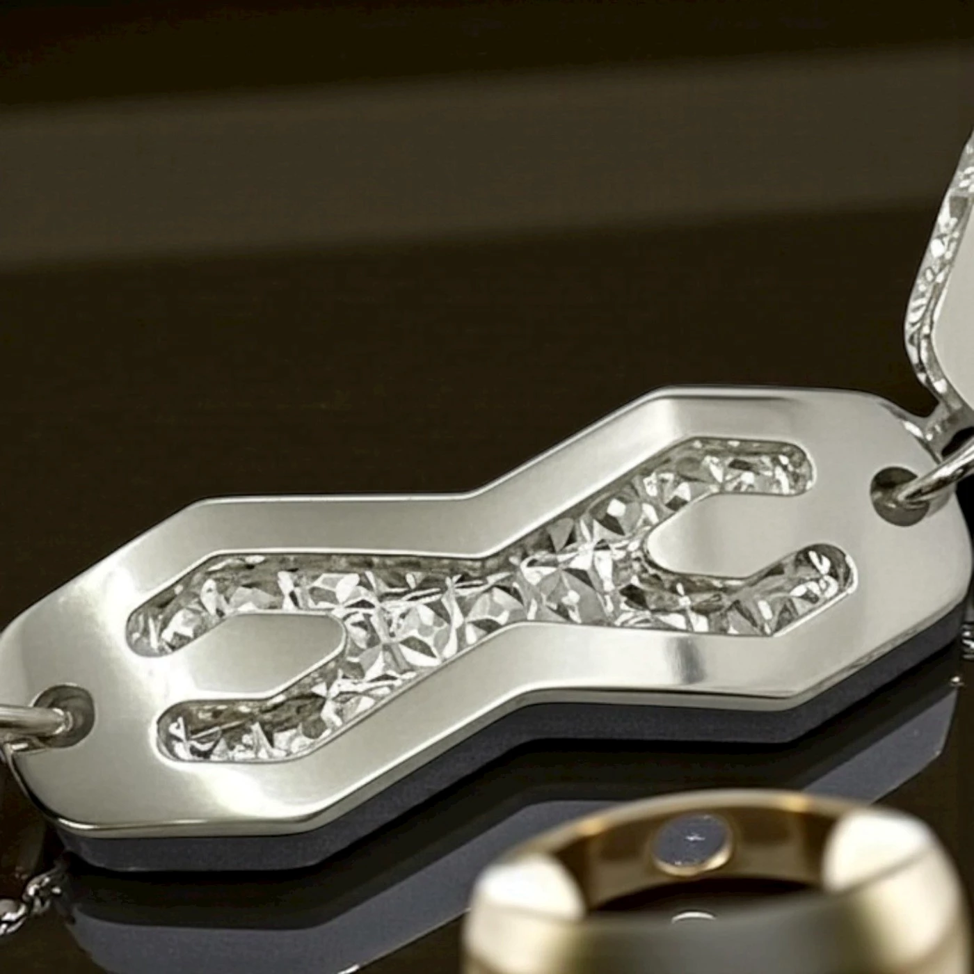 Bracciale uomo solo argento