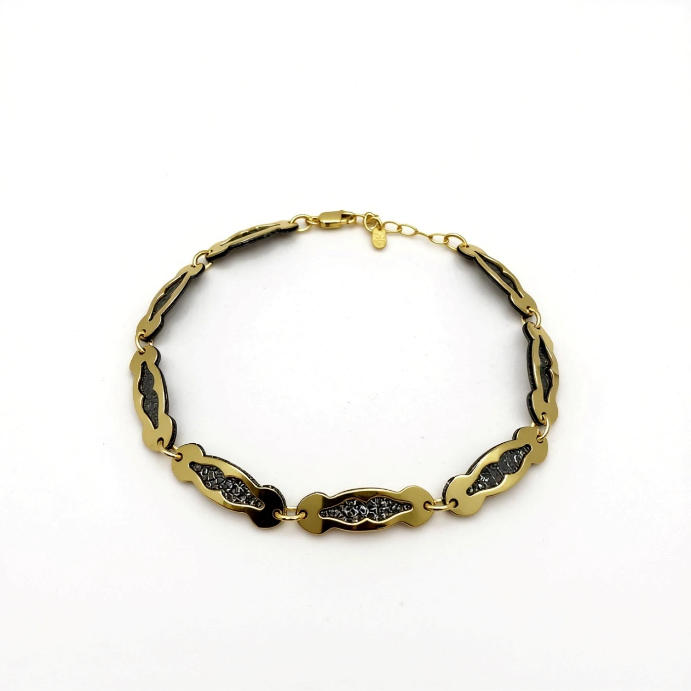 Bracciale uomo giallo nero