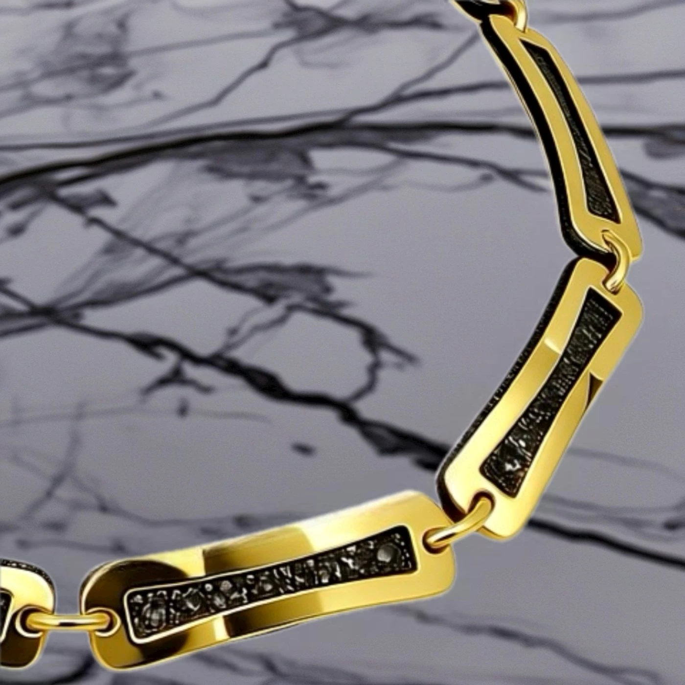 Bracciale Uomo Giallo Nero