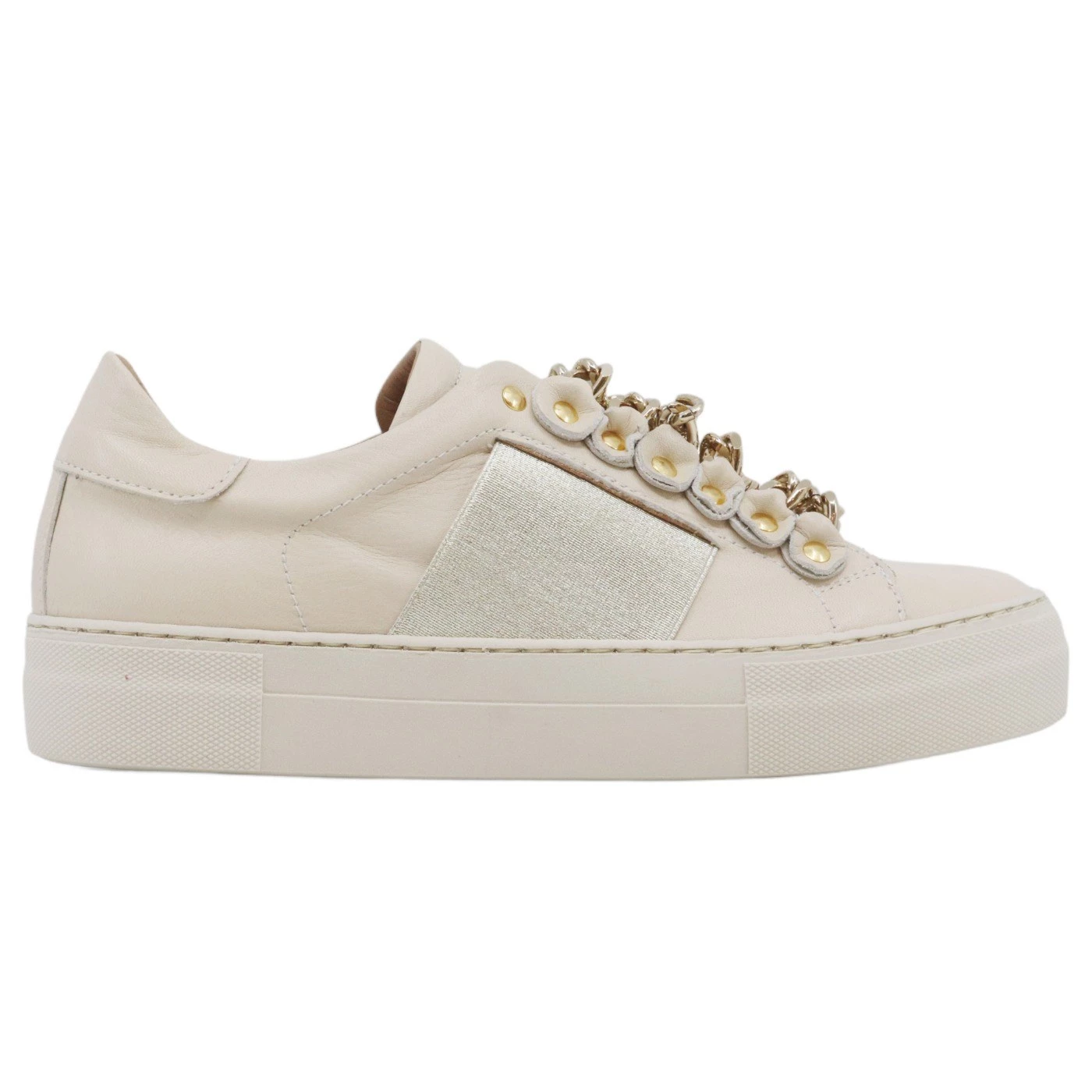 sneakers donna beige