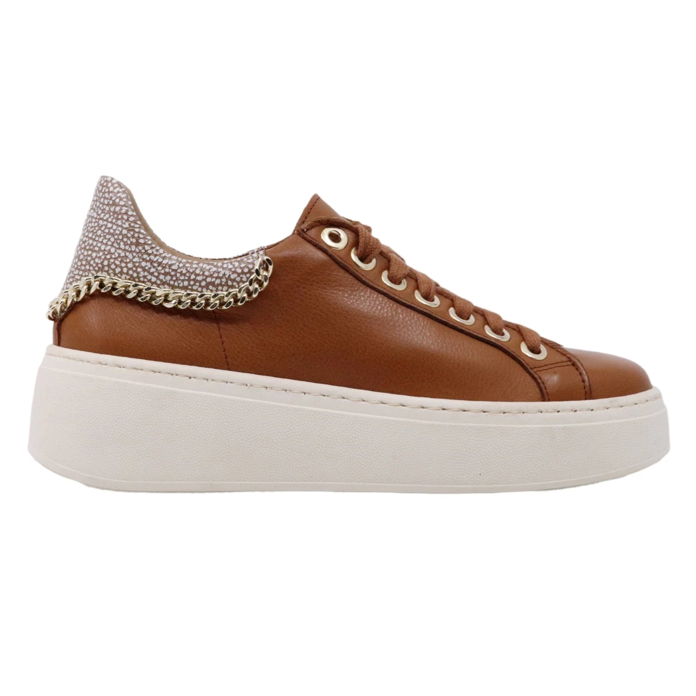 sneakers donna marroni