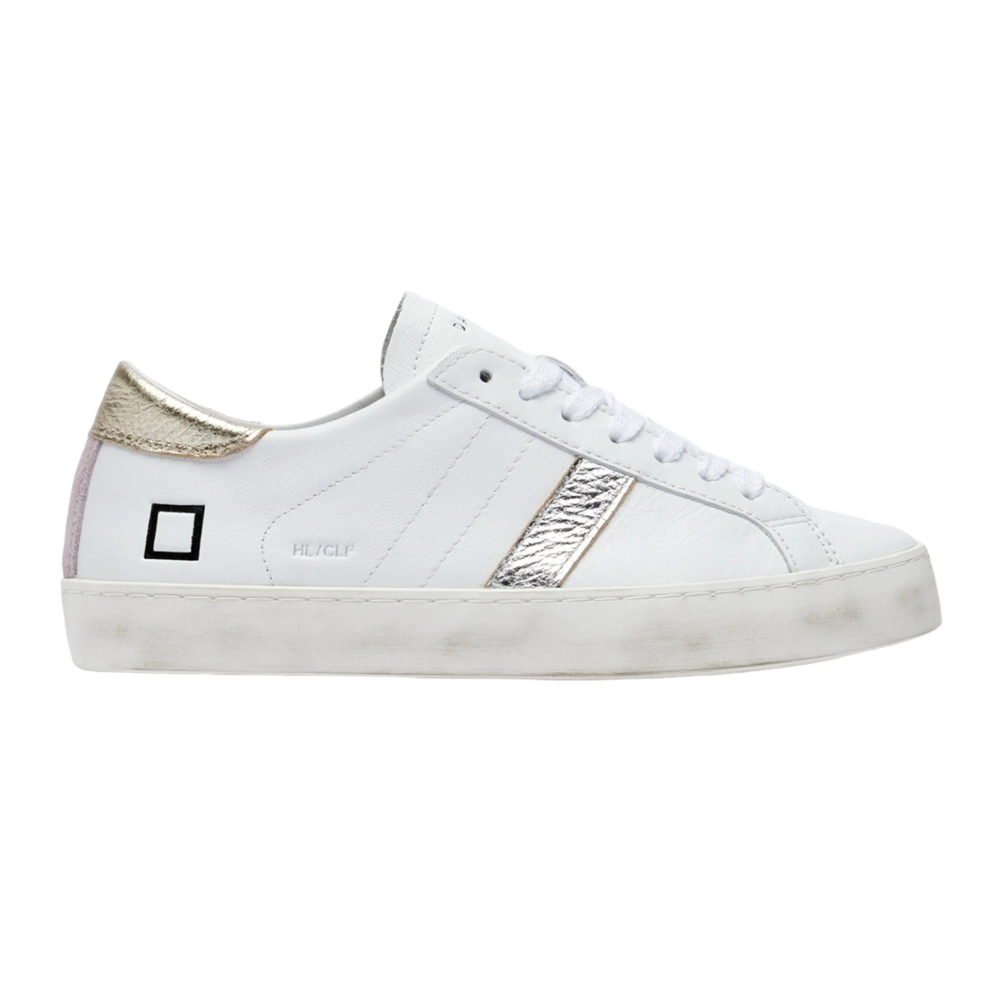 DATE Hill Low Calf White Platinum HL CA WM sneaker donna