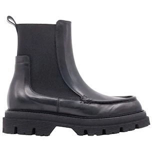 Chelsea Boot donna Triver Flight 488-11 in pelle nera