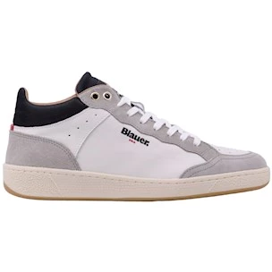 Blauer USA Murray 09 sneaker da uomo in pelle bianca