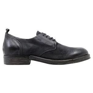 A.S. 98 207157 Women's laced shoe in black leather