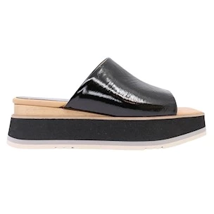 Paloma Barcelo Tefe 2116 black leather women's sandal