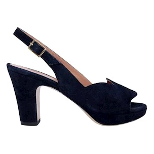 MARIA CRISTINA 5311 991 SLING BACK WOMAN IN BLUE SUEDE