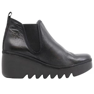 Fly London Bagu33 Women's ankle boot in black leather
