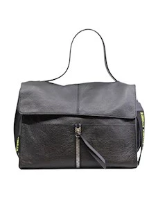 Rebelle Clio Satchel Women's bag in black leather